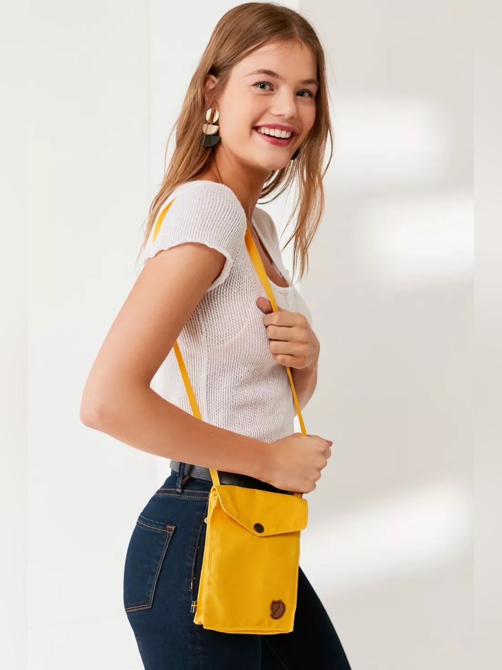 Fjallraven yellow Pocket Crossbody Bag casual